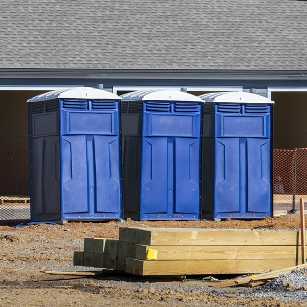 are there any restrictions on where i can place the porta potties during my rental period in Micaville North Carolina